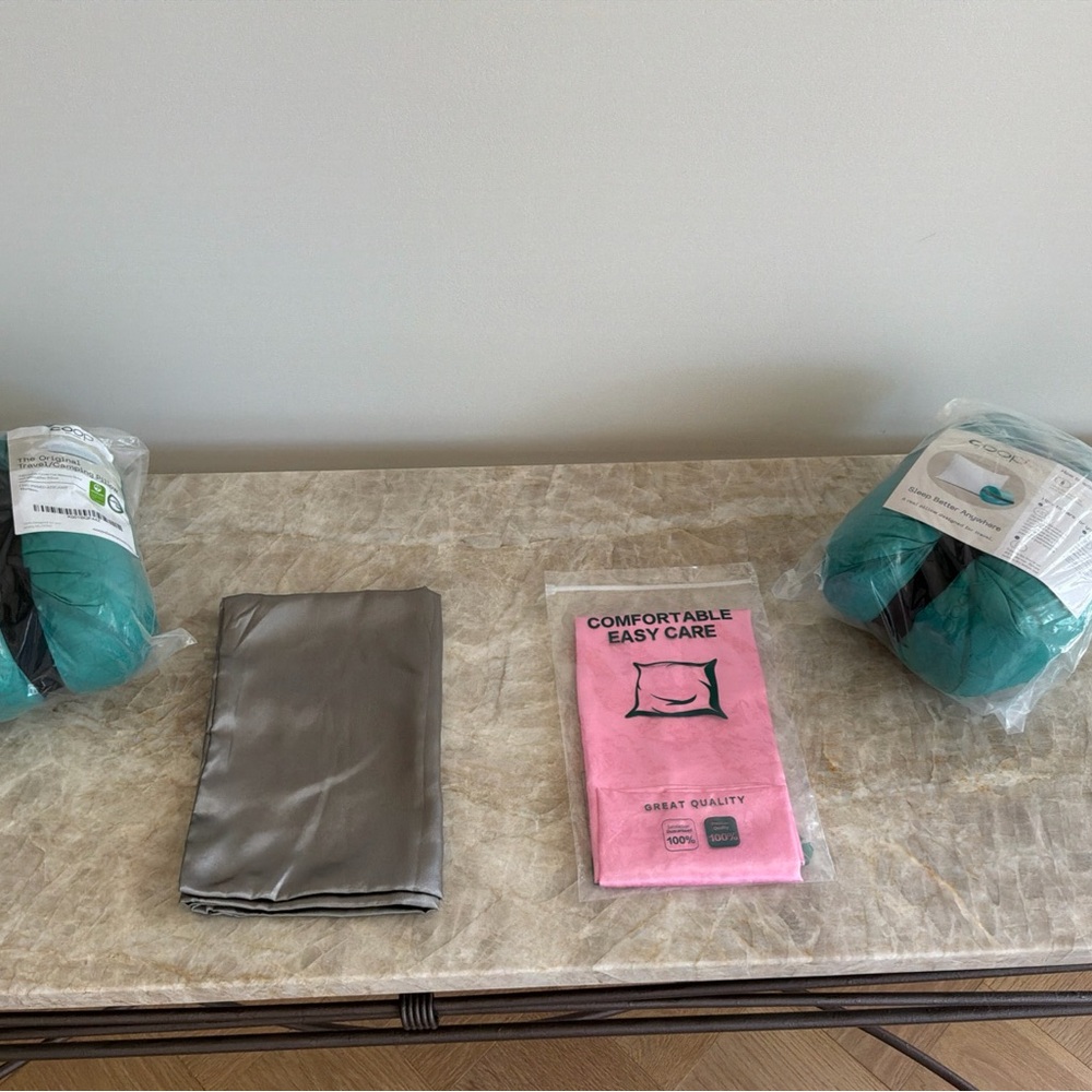 NIP Coop Homegoods Customizable Camping Travel Toddler Pillow 4 pc lot
